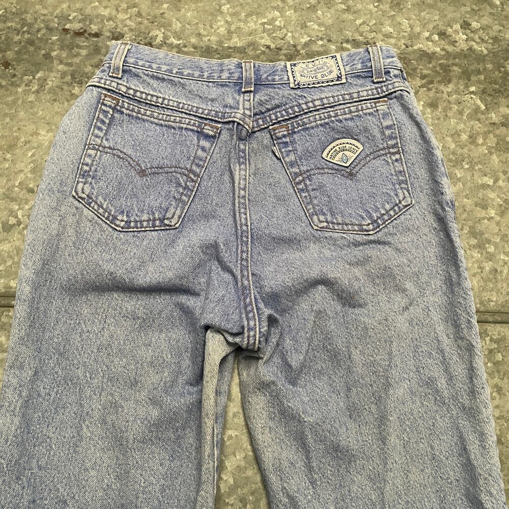 Vintage Levi's Native Blue High Rise Mom Jeans 28x31 USA Cotton Tapered 80s 90s